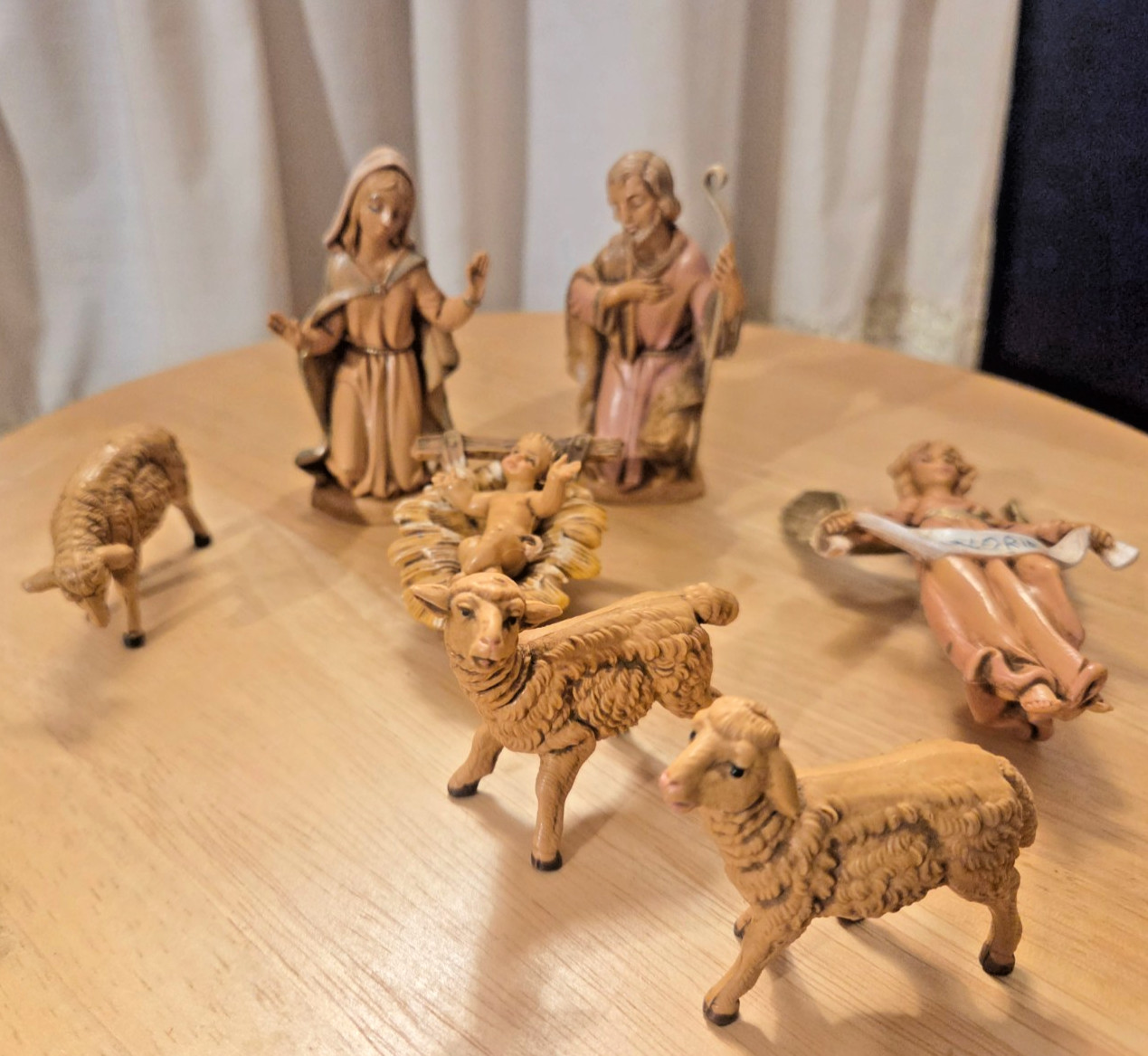 Fontanini Vintage 1983 8 piece Starter Nativity Hand Painted Resin Figures 5