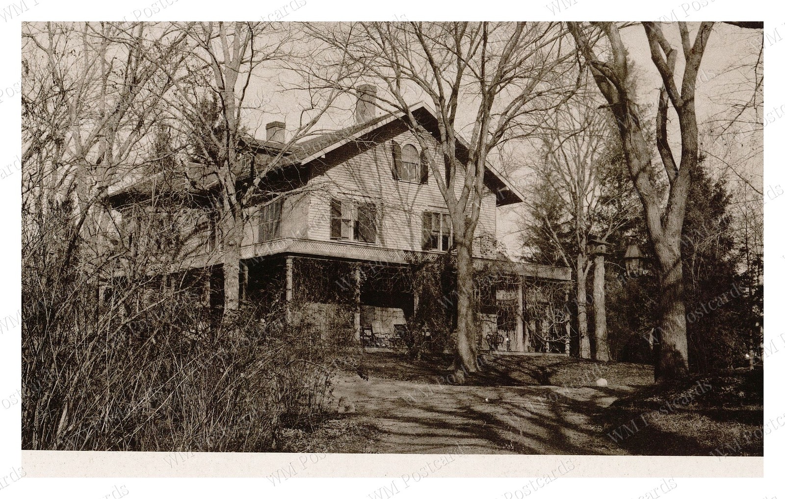 North Andover Massachusetts 1893 W.P. Phillips House Standard Postcard North Andover Massachusetts 1893 W.P. Phillips House Standard Postcard