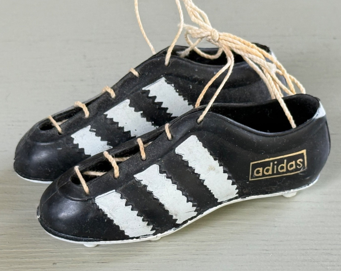 Vintage ADIDAS Copa Mundial Soccer Futball Shoes Miniature Small Plastic Pair