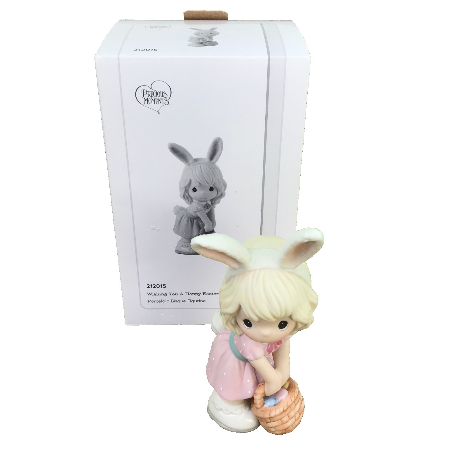 Precious Moments Wishing You A Hoppy Easter Girl Figurine 212015