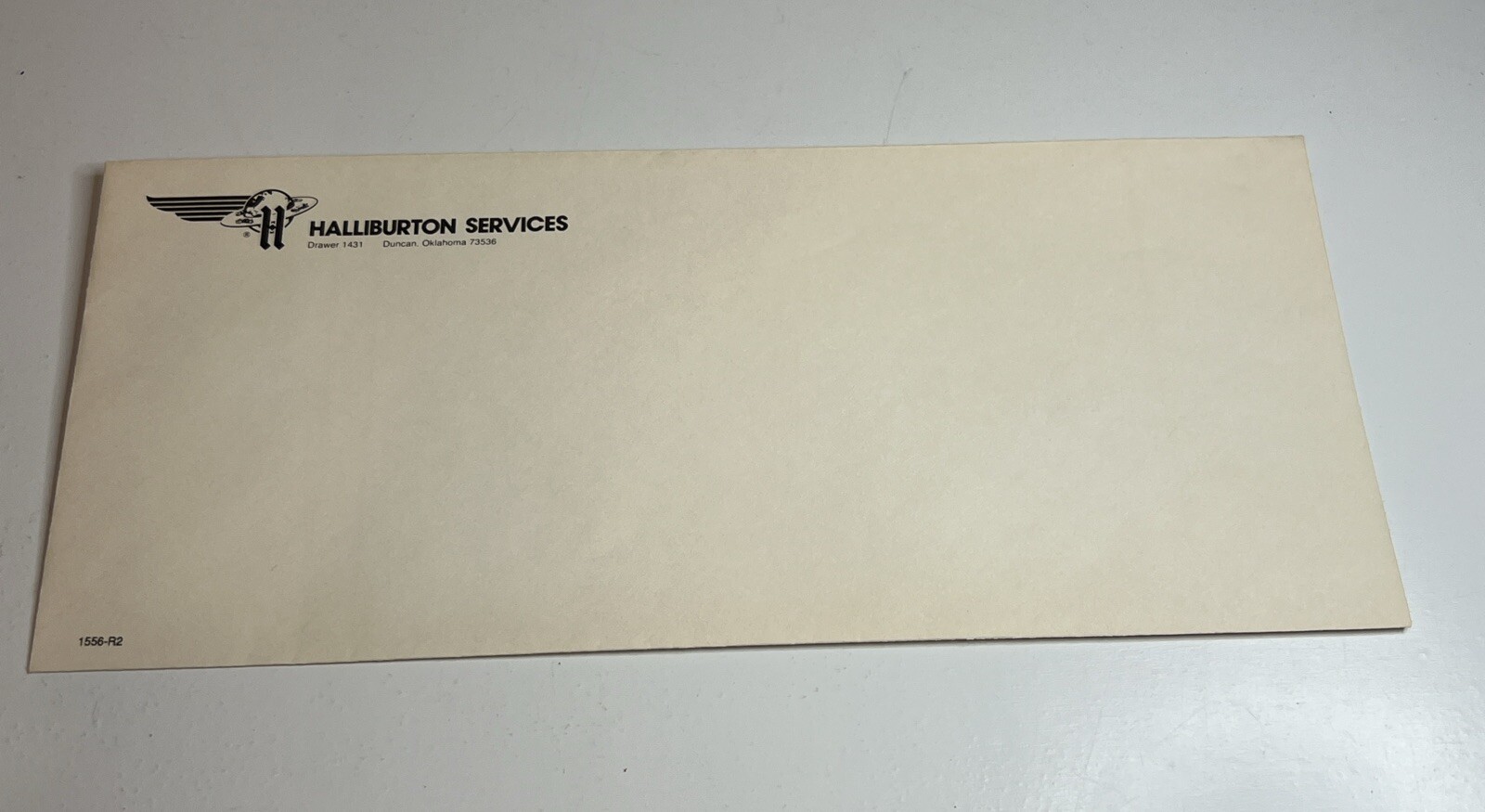 Vintage Halliburton Oil Co Envelope Oilfield / Flying H / Oil / Gas / Energy
