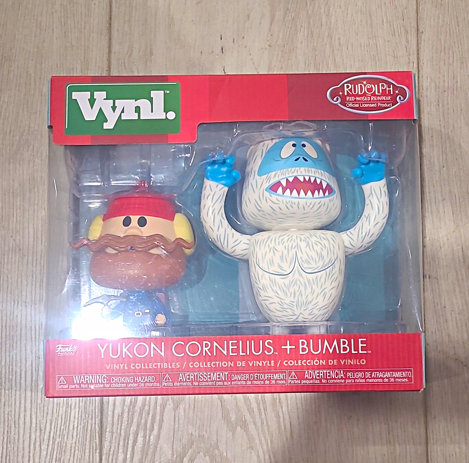 Funko VYNL. Rudolph the Red-Nosed Reindeer Yukon Cornelius & Bumble 2-Pack