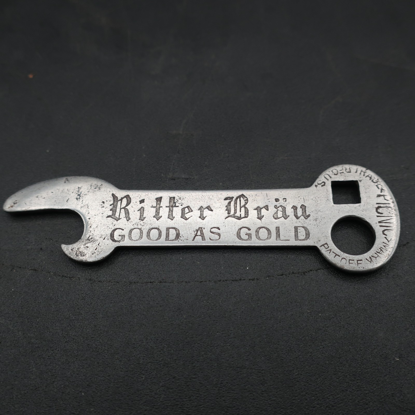 1910s Ritter Brau Beer Hastings Nebraska Brewing Key Bottle Opener Pre Pro 2