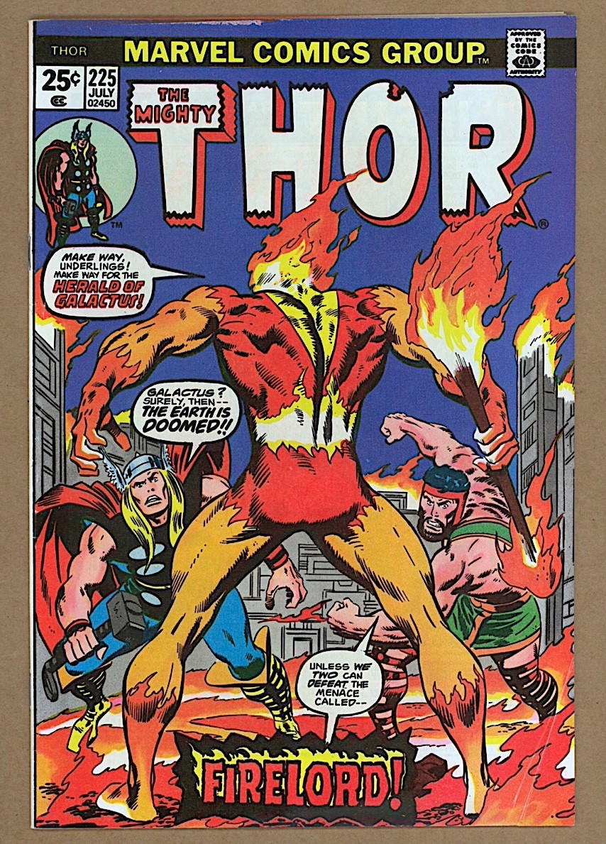 Thor #225 FN/VF Marvel 1974 1st Firelord