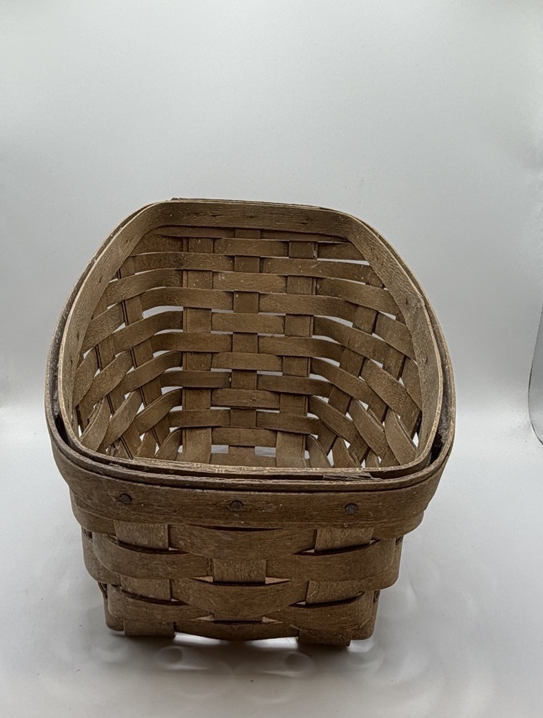 Vintage Longaberger Basket 1983 Handwoven Dresden Ohio USA 7.5”