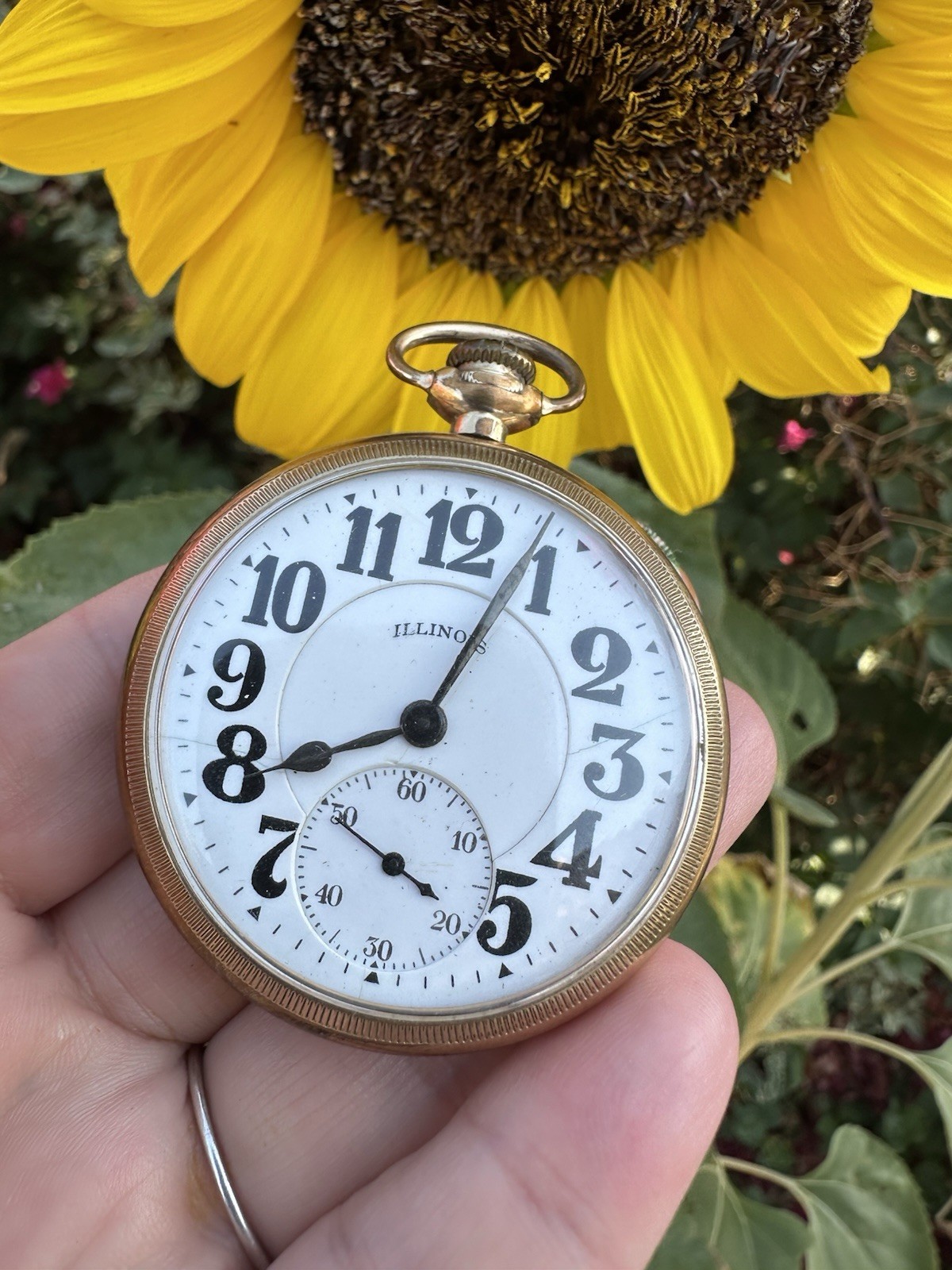 Antique ILLINOIS Bunn Special Railroad Watch Gold Filled Estate Antique ILLINOIS Bunn Special Railroad Watch Gold Filled Estate