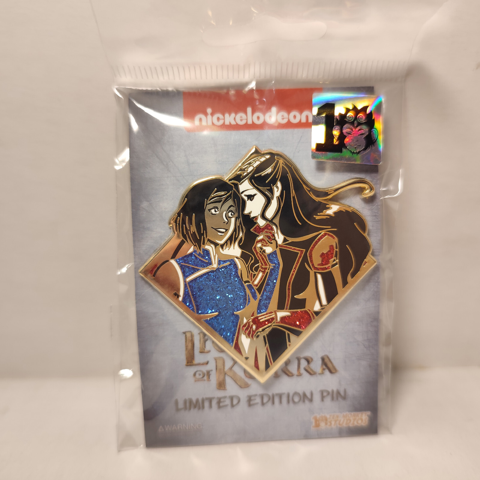 The Legend of Korra Korrasami Limited Edition Enamel Pin Official Badge Figure