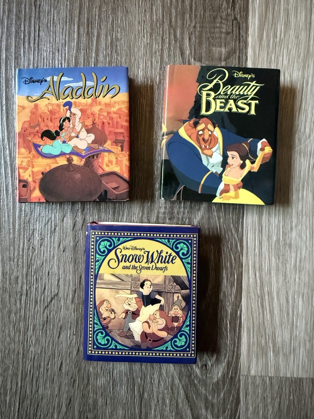 Vintage 1993 Disney Running Press Miniature Hardcover Books Lot of 3 Vintage 1993 Disney Running Press Miniature Hardcover Books Lot of 3