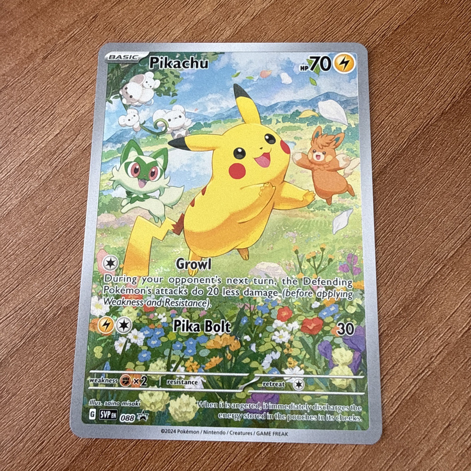 Pokemon - Pikachu - 088 - Scarlet & Violet Promo - Promo - NM