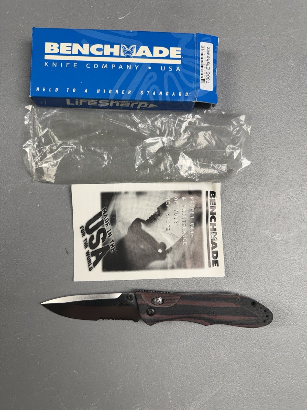 Benchmade 730S Elishewitz - BNIB