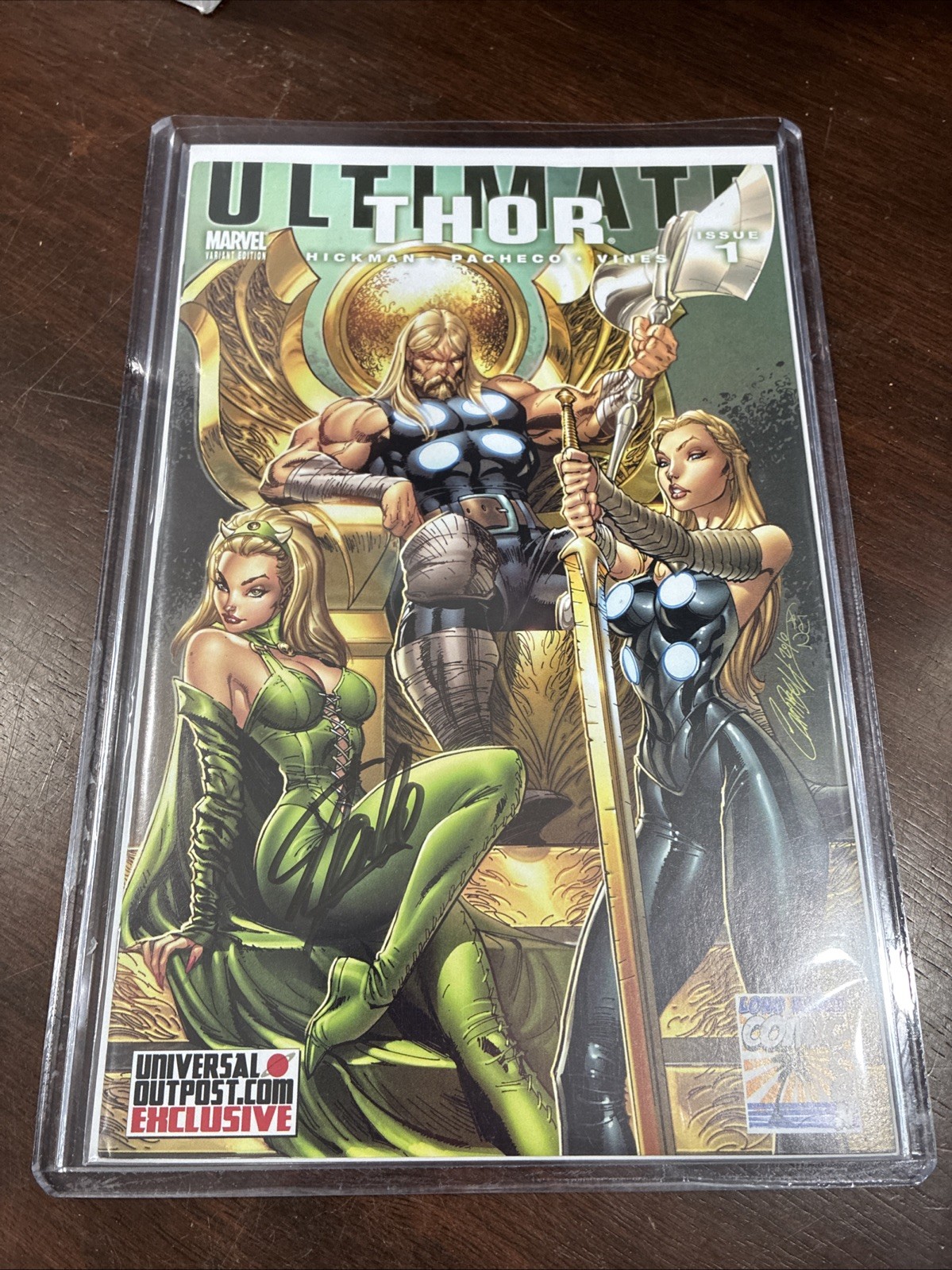 Stan Lee Signed Ultimate Thor #1 J Scott Campbell Limited Variant Marvel Stan Lee Signed Ultimate Thor #1 J Scott Campbell Limited Variant Marvel