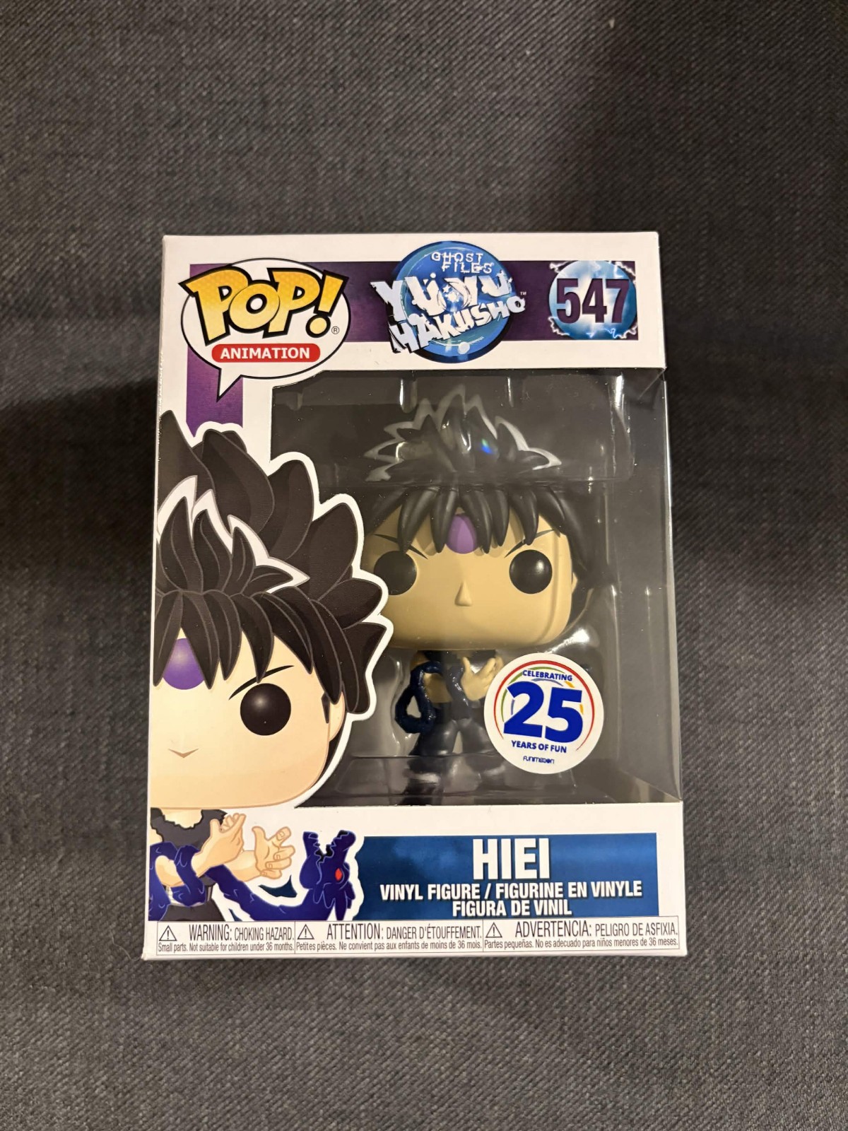 Funko Pop Yu Yu Hakusho Hiei Funimation Exclusive #547