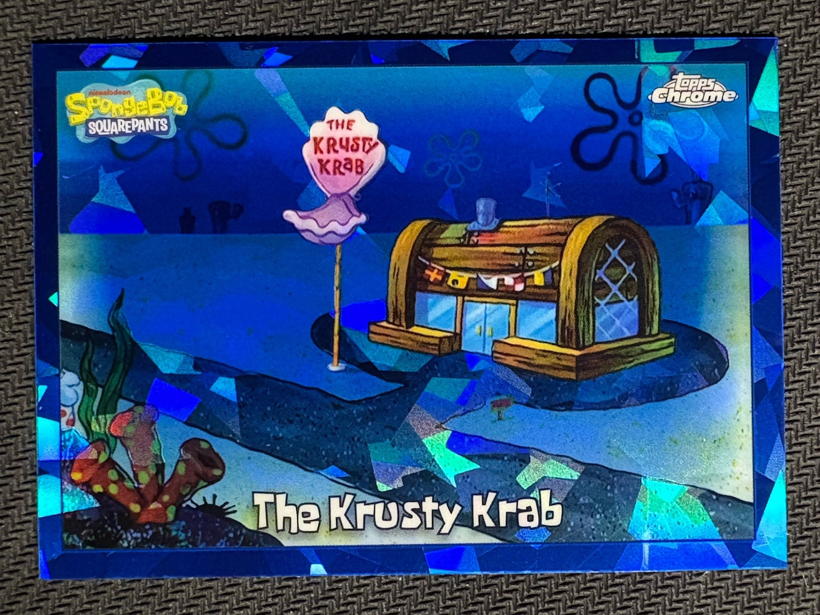 2025 Topps Chrome SpongeBob Sapphire The Krusty Krab #45