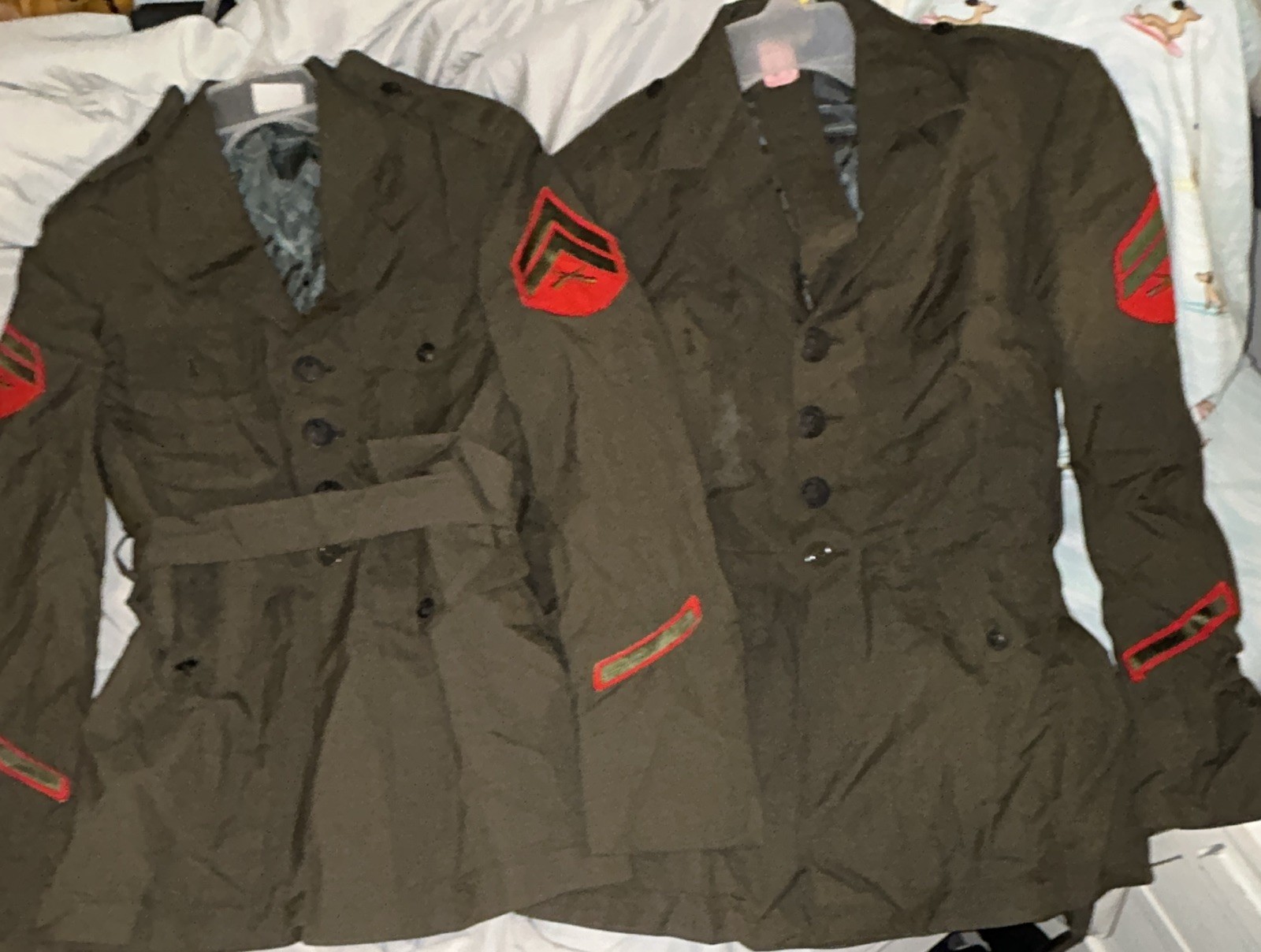 2-Vintage Military Uniform Dress Coat Jacket 37S Olive Drab NSN 8405-00-606-6048 2-Vintage Military Uniform Dress Coat Jacket 37S Olive Drab NSN 8405-00-606-6048