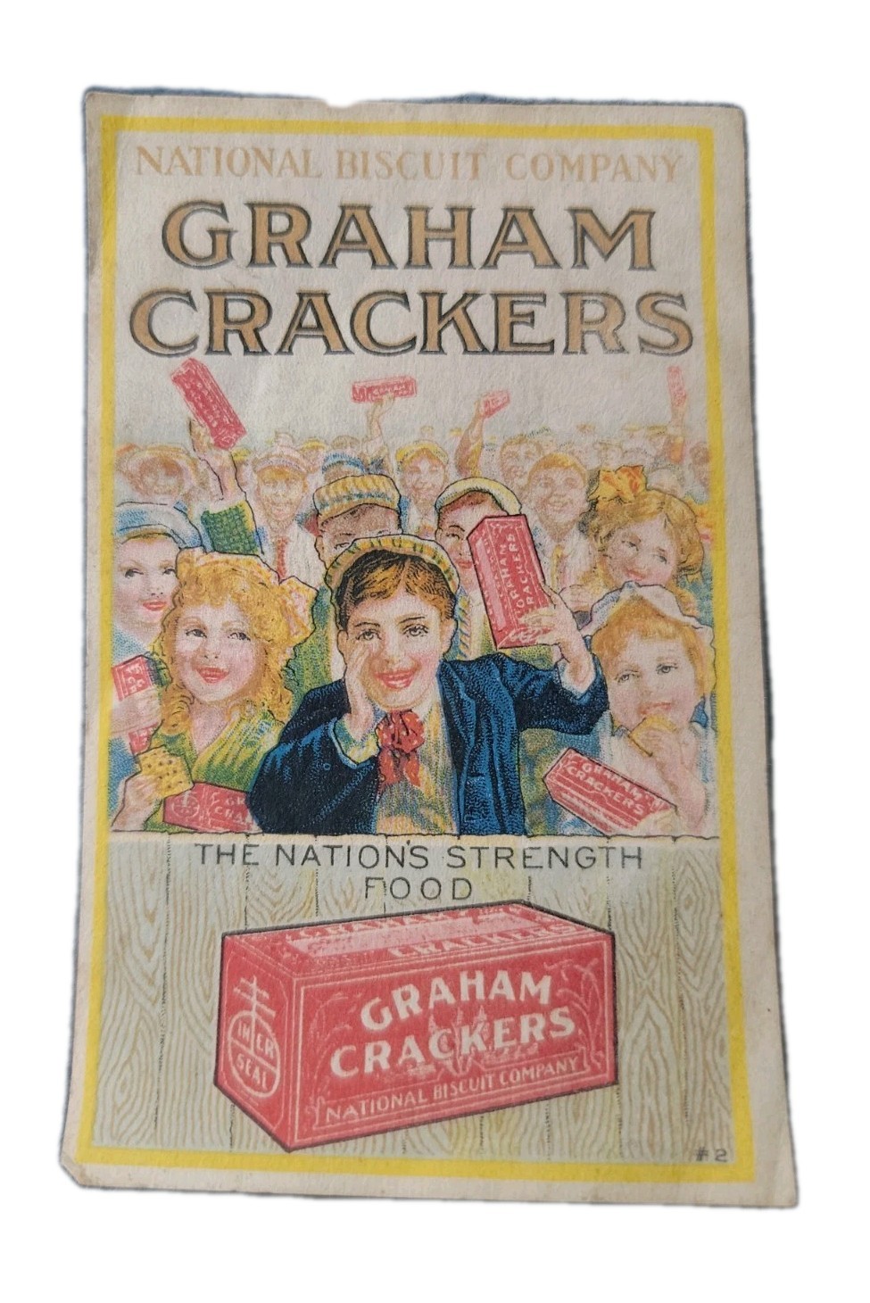 Antique NBC Graham Crackers Trade Card #2 National Biscuit Co Advertising c1910s