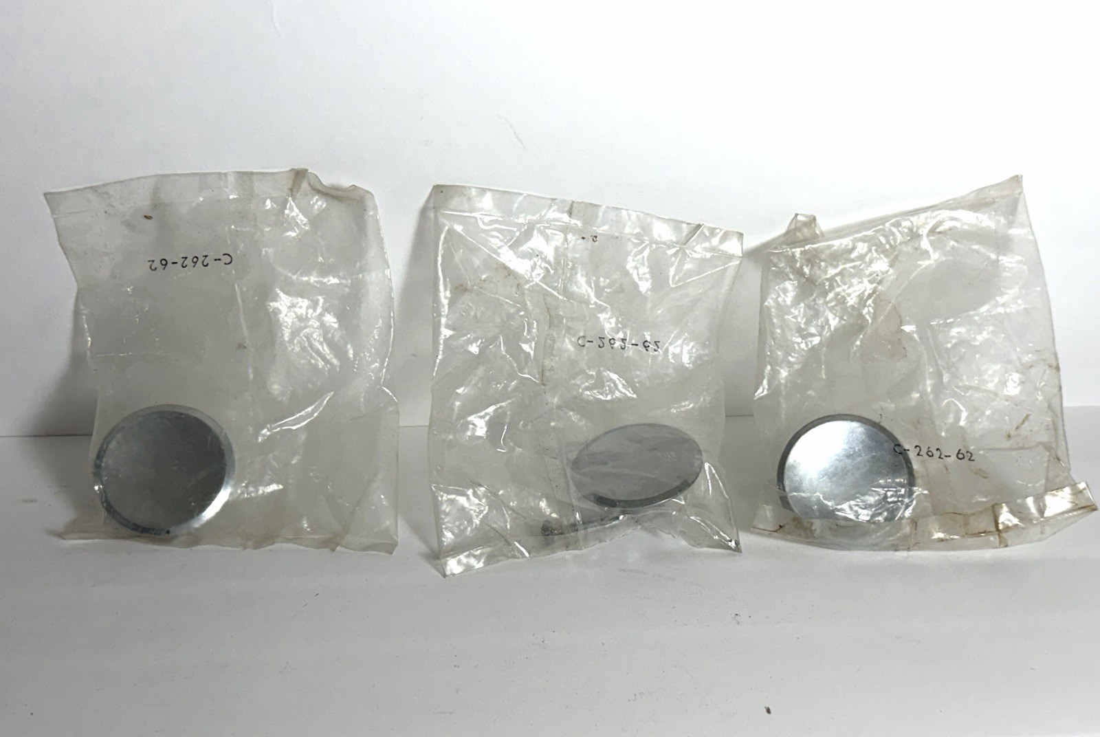 Lot Of 3 New Old Stock Round Dresser Pulls Silver Color NOS MCM Modern Retro Lot Of 3 New Old Stock Round Dresser Pulls Silver Color NOS MCM Modern Retro