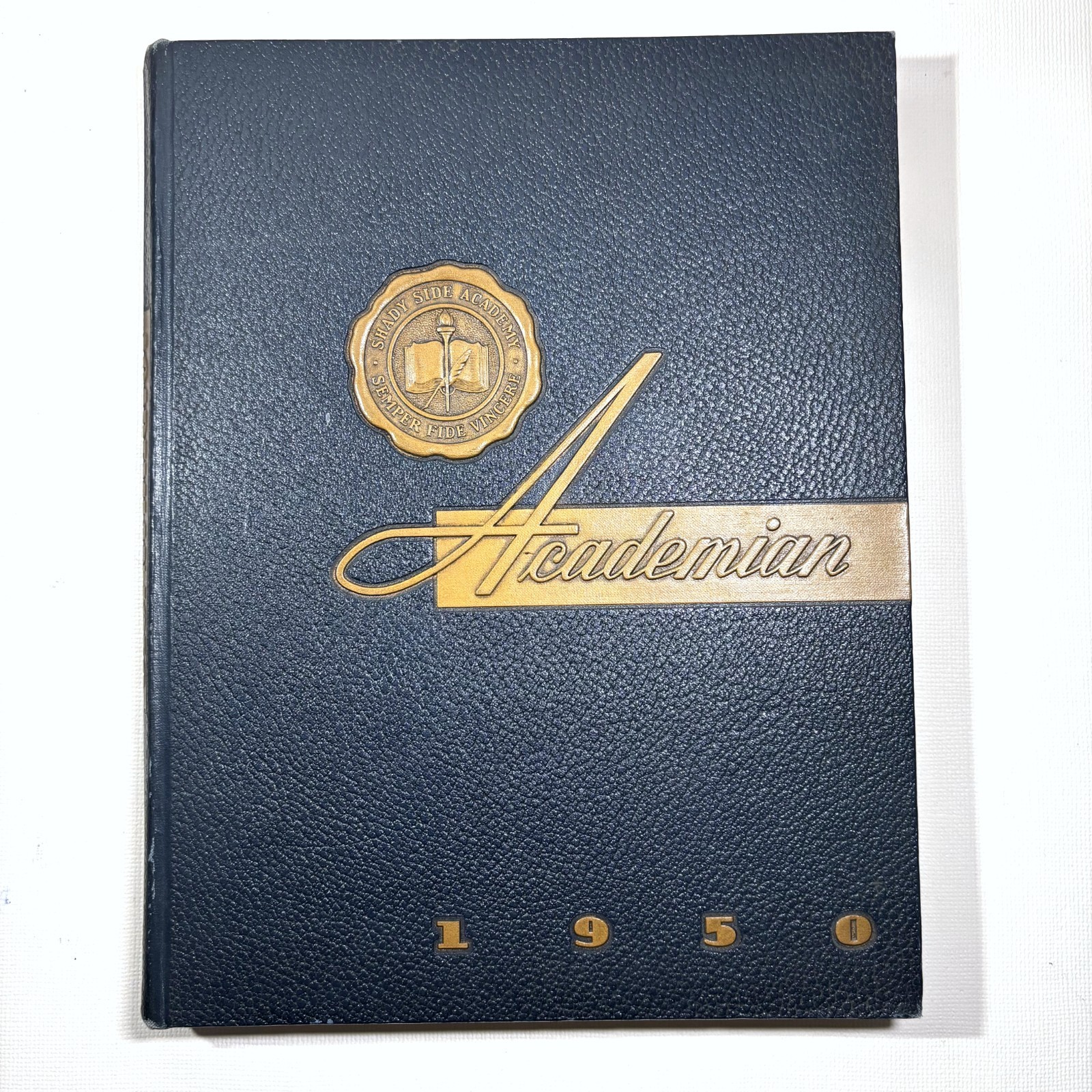 1950 Yearbook Shady Side Academy PA - David G. McCullough Very Active Student