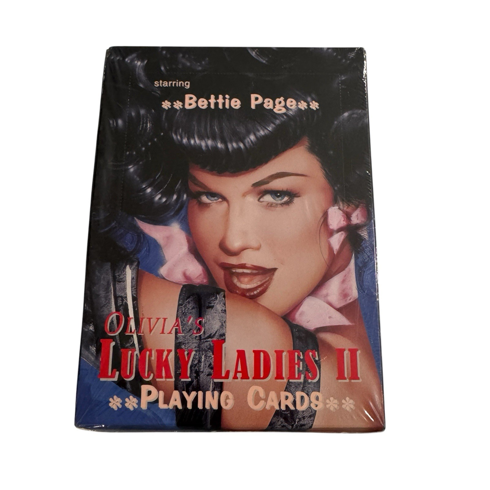 Olivia's Lucky Ladies II Playing Cards BOX Bettie Page SEALED