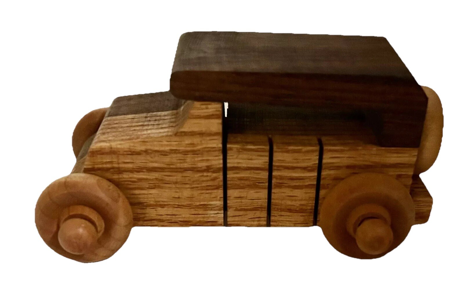 Magnificent Steve Baldwin Handmade Wooden Classic Car Collectible 4.5”L Magnificent Steve Baldwin Handmade Wooden Classic Car Collectible 4.5”L