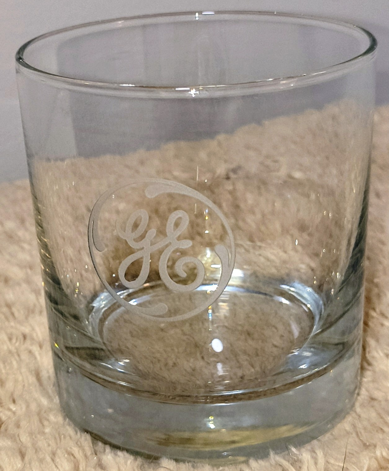 LN Rare/Vtg General Electric Co. Promo Glass Barware/12oz Drinking Glass