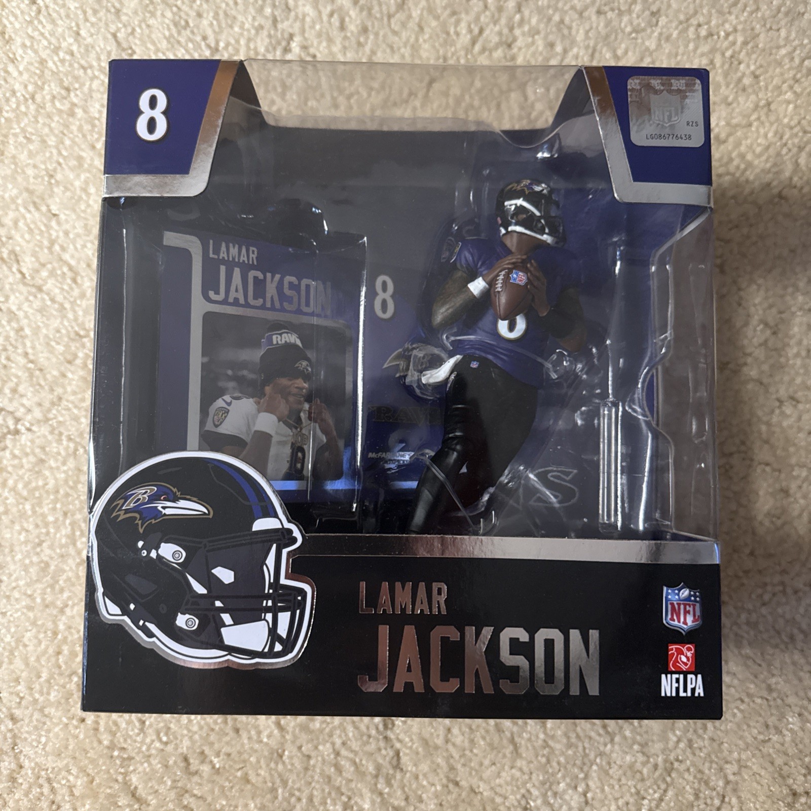 Lamar Jackson (Baltimore Ravens) (Purple/Black) NFL 7\