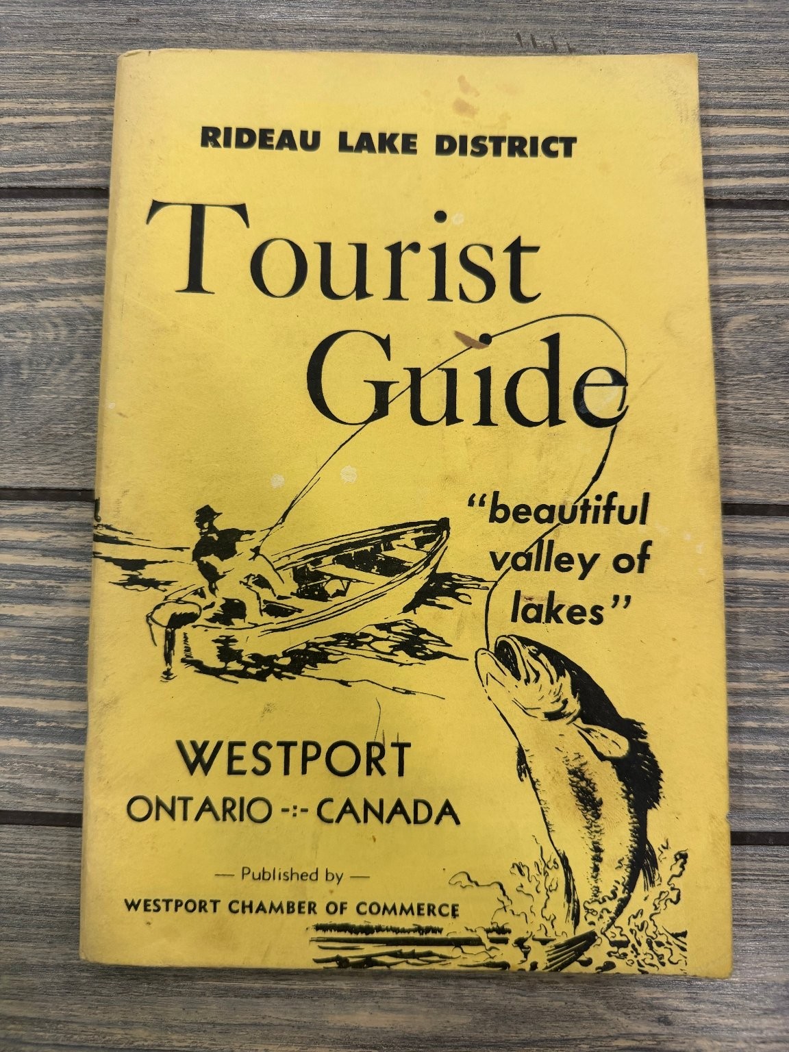 Vintage Westport Ontario Canada Rideau Lake District Tourist Guide Fishing Vintage Westport Ontario Canada Rideau Lake District Tourist Guide Fishing