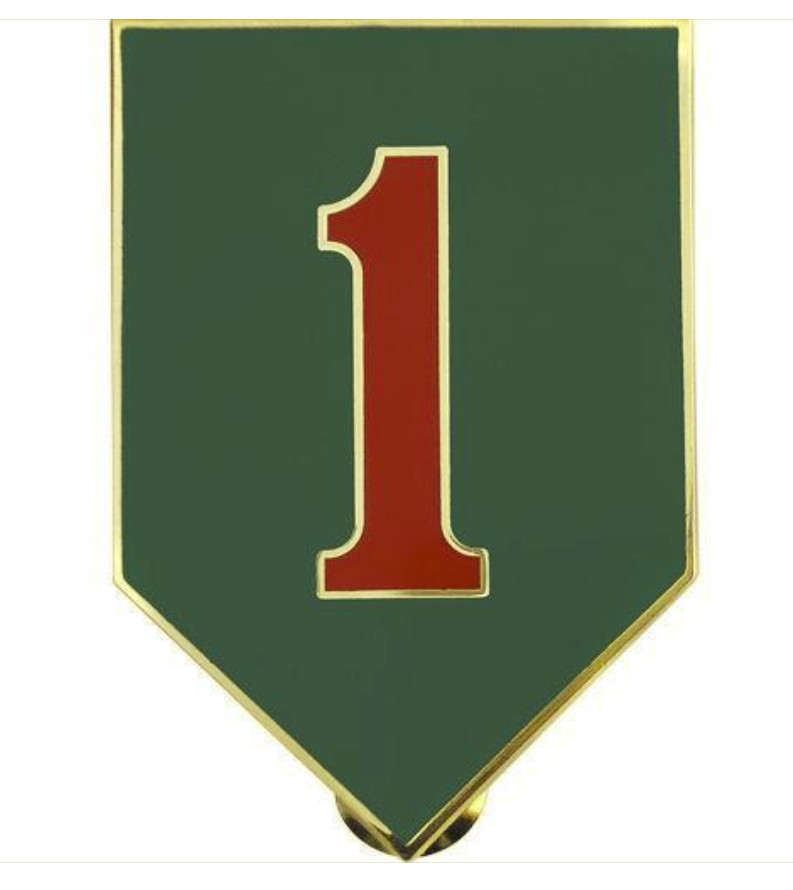Vanguard ARMY COMBAT SERVICE IDENTIFICATION BADGE (CSIB): 1ST INFANTRY DIVISION
