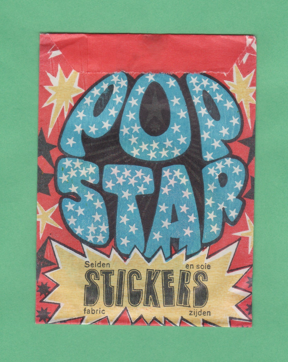 FABRIC 1972 Monty Gum Pop Star Unopened Sealed Pack RARER  VERSION READ