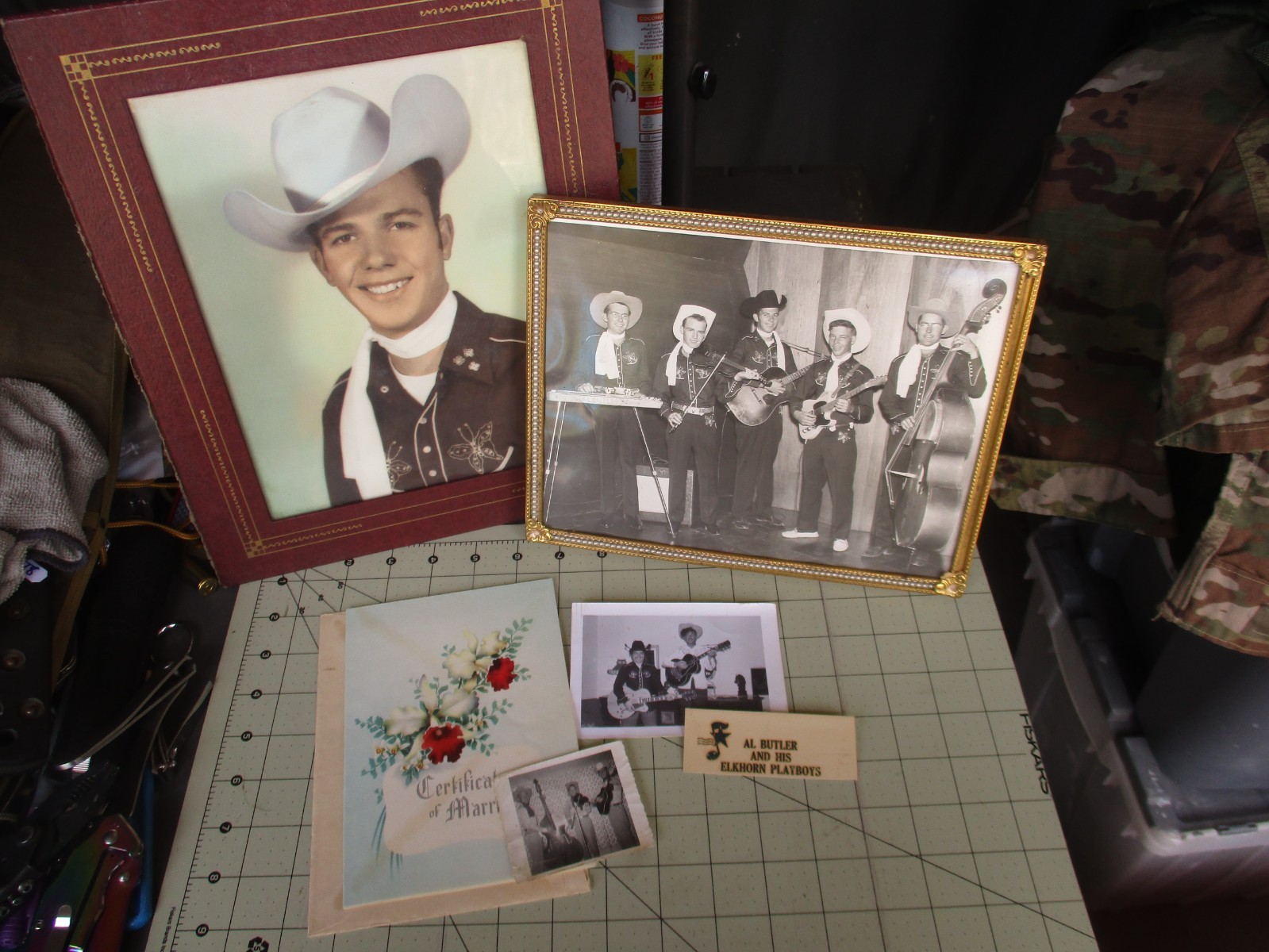 Vtg 1950s Honkey Tonk, Western Band, Cowboy Guitar Photo Lot Vtg 1950s Honkey Tonk, Western Band, Cowboy Guitar Photo Lot