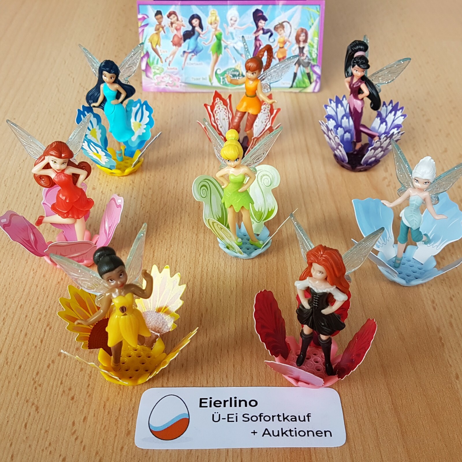 TOP KINDER SURPRISE SET - Disney Fairies - MINT 1.3 TOP KINDER SURPRISE SET - Disney Fairies - MINT 1.3