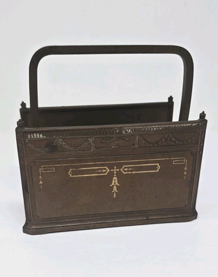 Antique Benedict Adam Verd Arts And Craft Nouveau Bronze Desk Letter Holder 2212 Antique Benedict Adam Verd Arts And Craft Nouveau Bronze Desk Letter Holder 2212