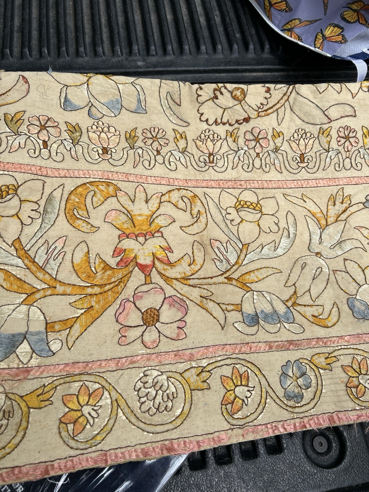 Incredible RARE Antique 1500s-1700s European Quilt/Textile-Beautiful