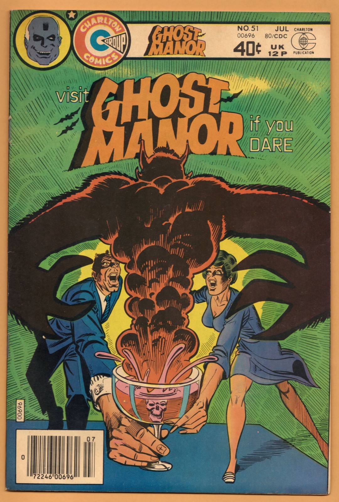 GHOST MANOR  # 51    9.0       VERY FINE / NEAR MINT  DITKO COVER