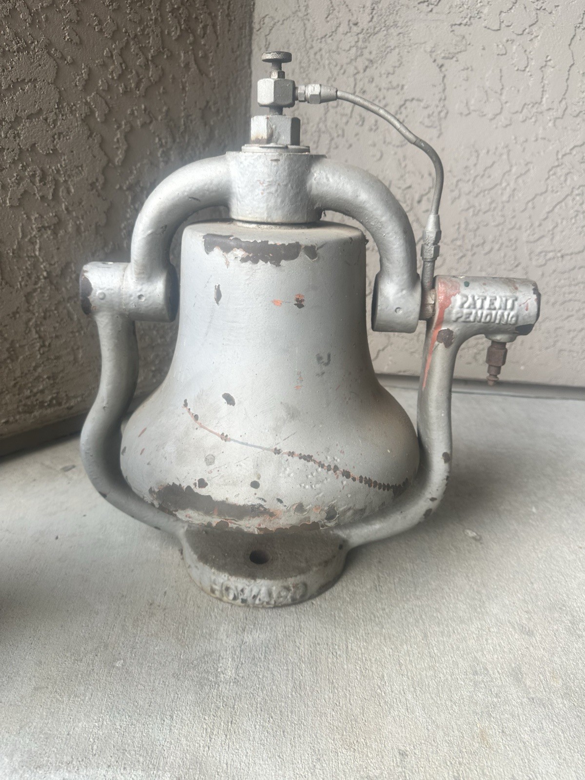 Howard Steam Locomotive Bell Great Shape Howard Steam Locomotive Bell Great Shape