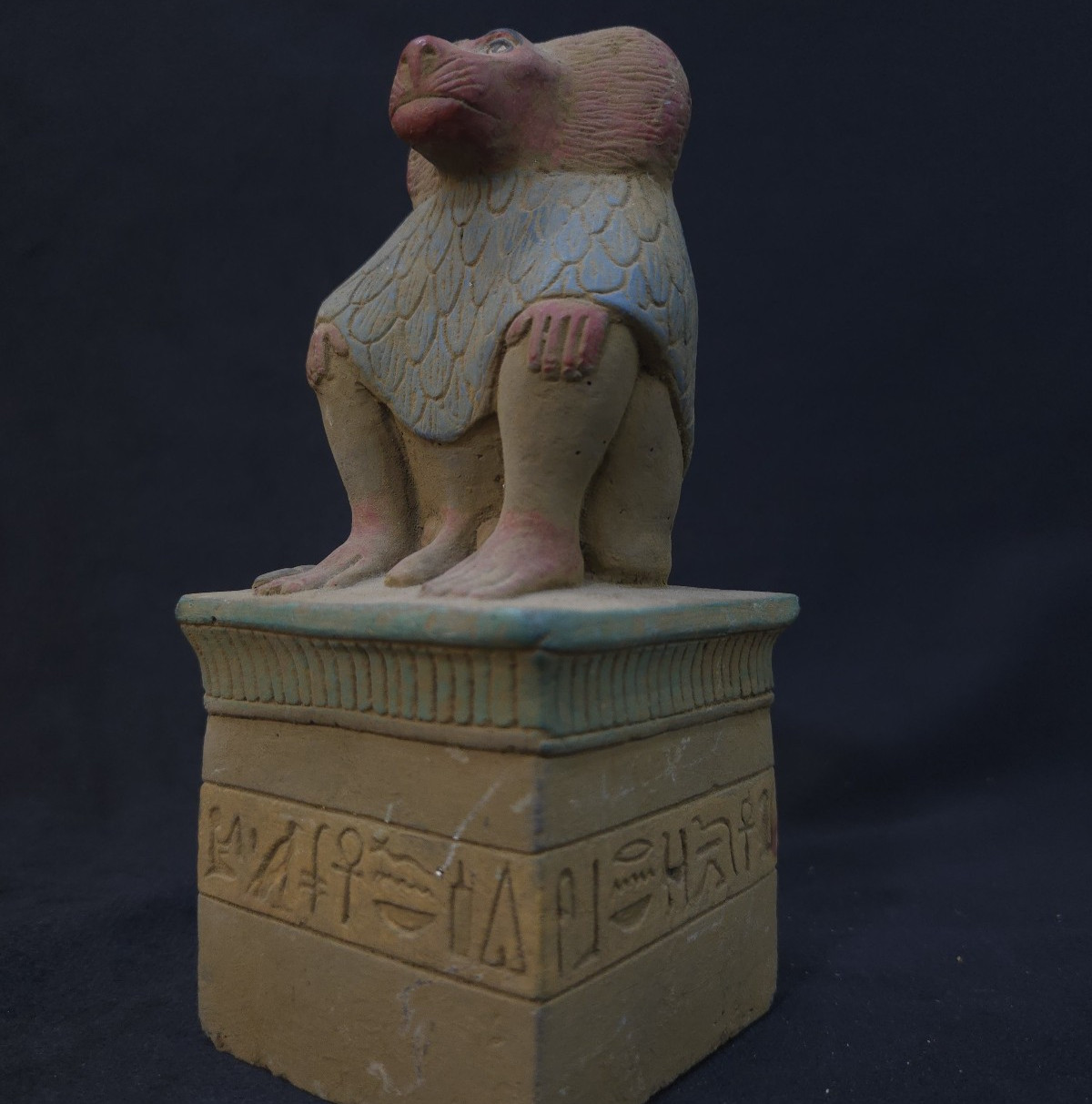 Egyptian Artifacts A Rare Authentic Pharaonic Statue Of Egyptian God Baboon BC