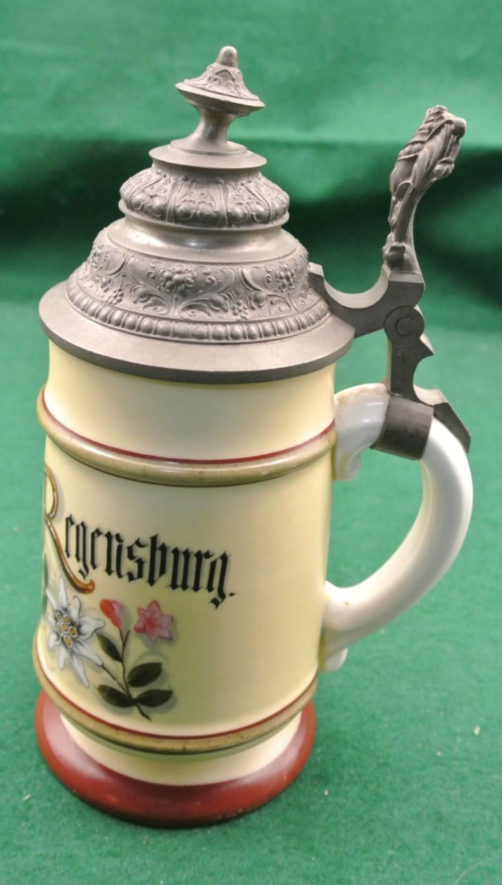 Antique Early 1900s German  Lithophane Stein