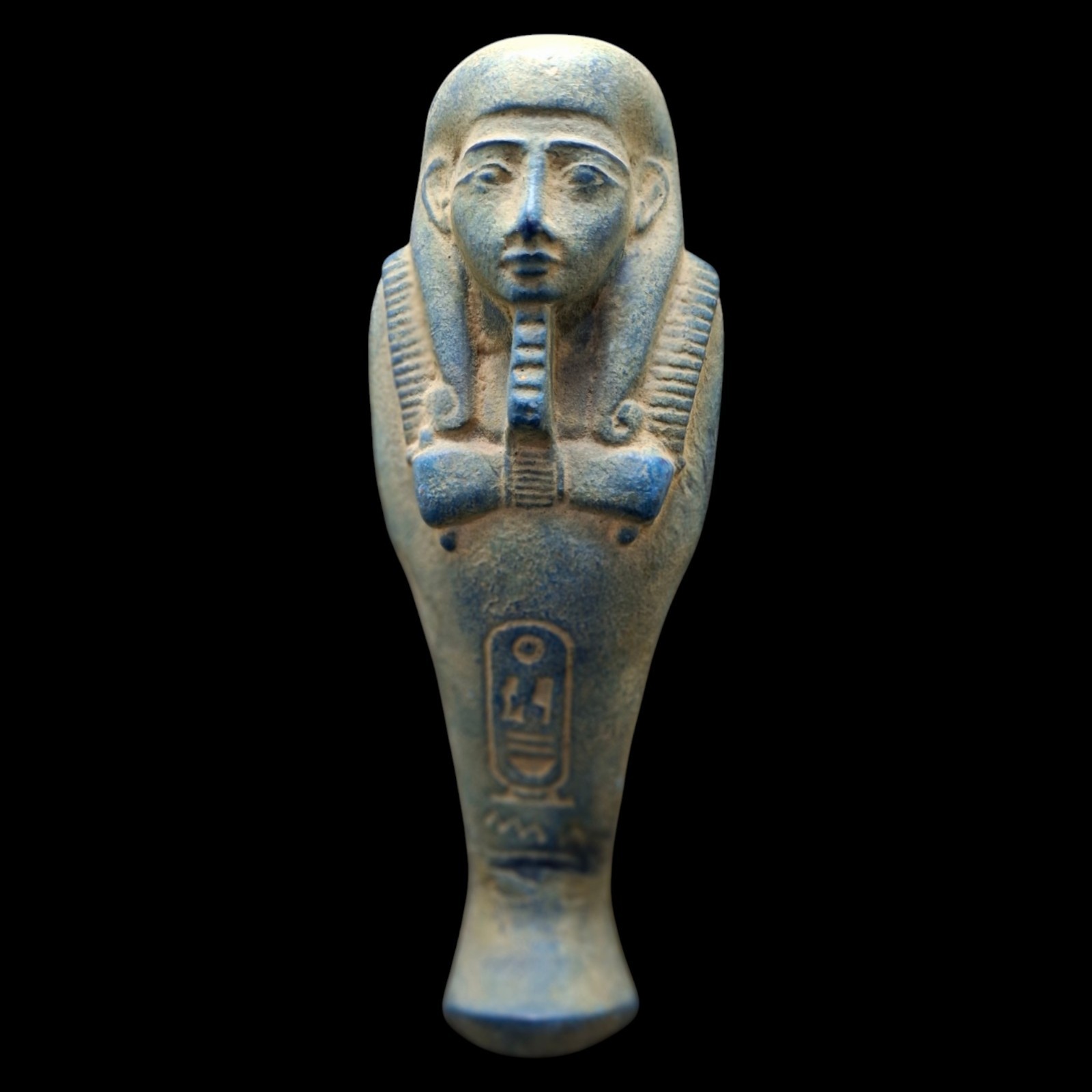 Egyptian Ushabti Statue Osiris Figurine Replica Stone Faience Blue Decor Gift Egyptian Ushabti Statue Osiris Figurine Replica Stone Faience Blue Decor Gift