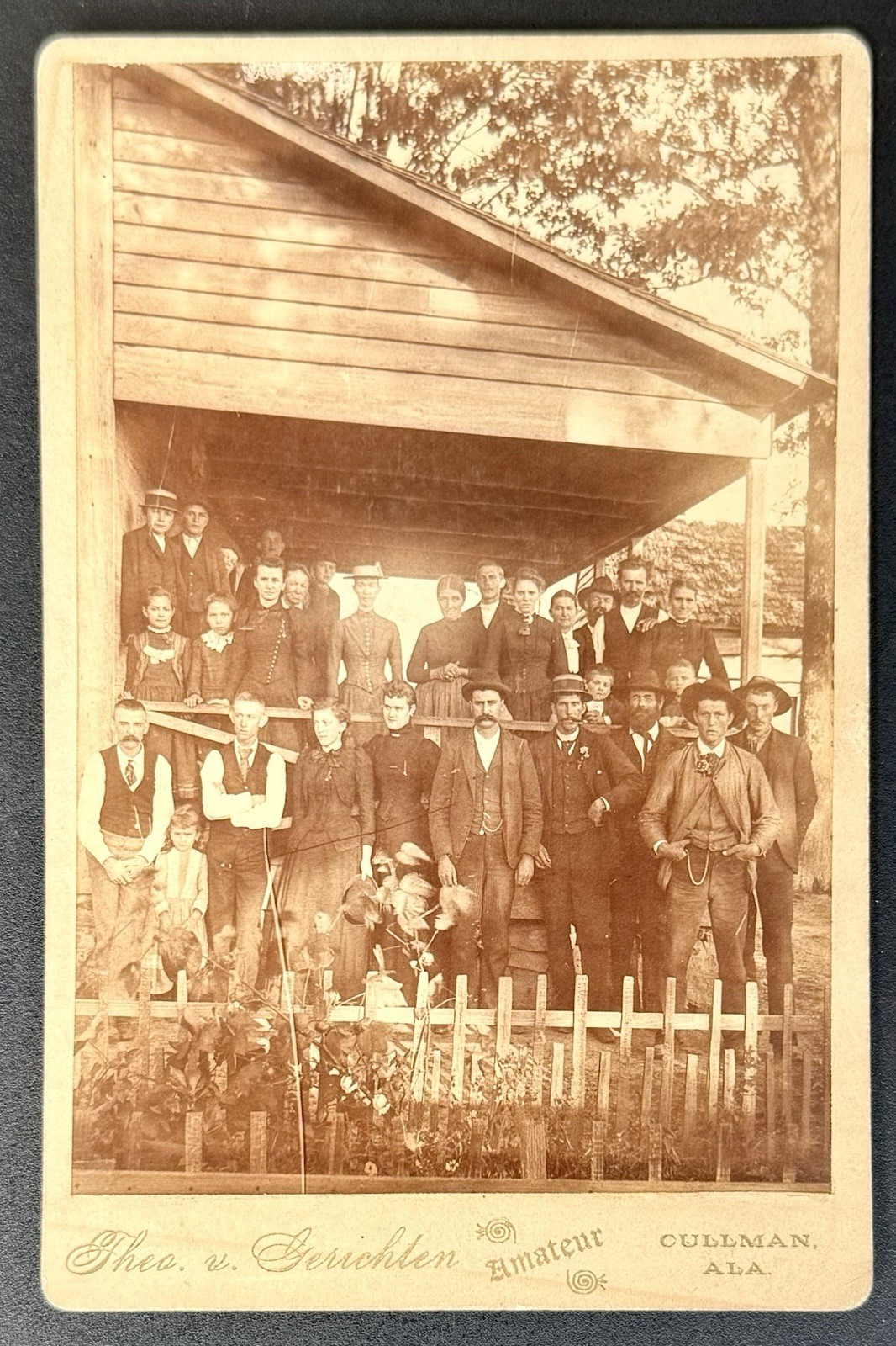 Cullen Alabama Cabinet Card Photo Family Reunion Theodore Von Gerichten Antique Cullen Alabama Cabinet Card Photo Family Reunion Theodore Von Gerichten Antique