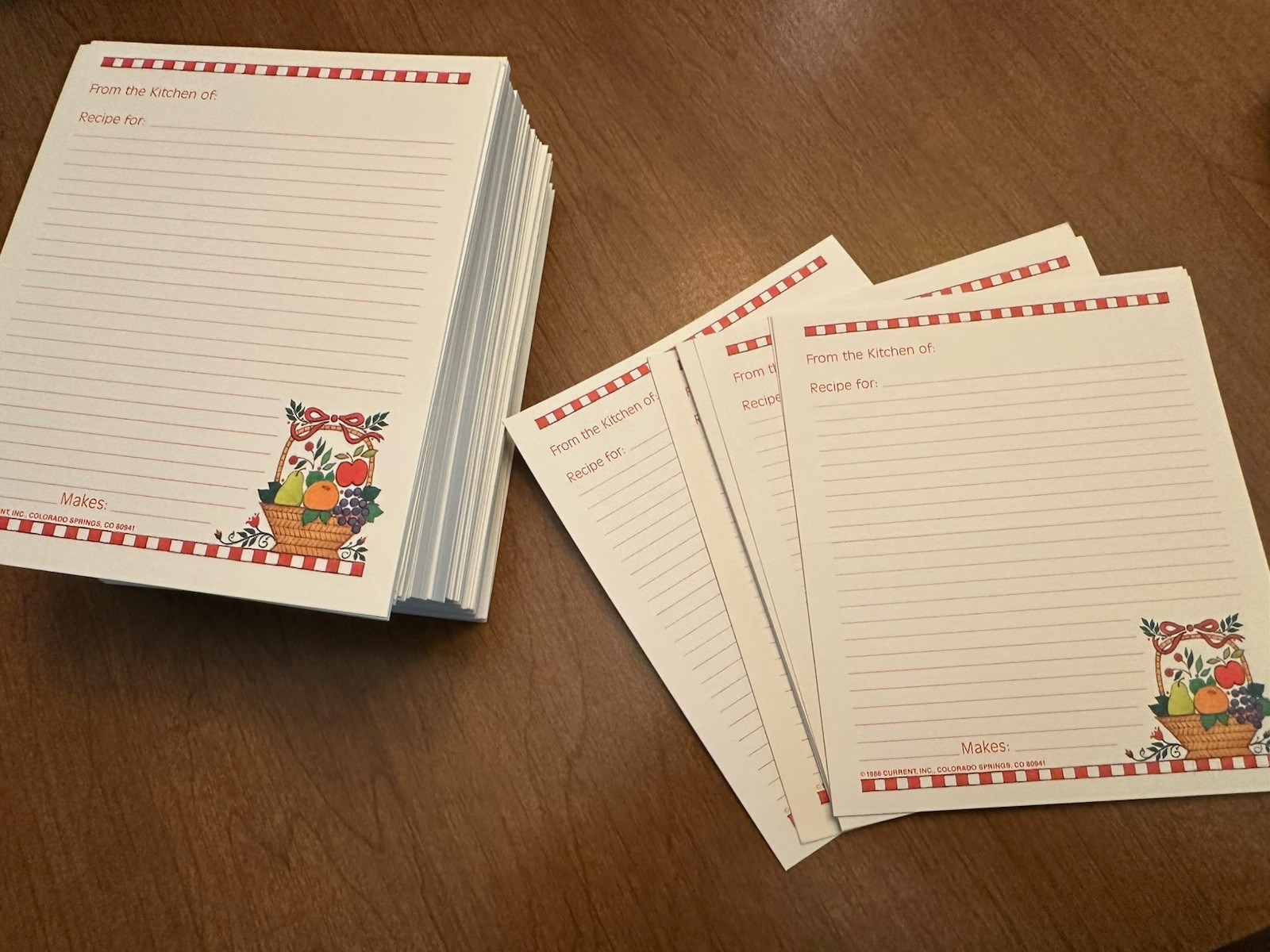 Lot of 40 , Vintage Blank Unused Double Sided Recipe Cards Vegetables 3 x 5 Lot of 40 , Vintage Blank Unused Double Sided Recipe Cards Vegetables 3 x 5