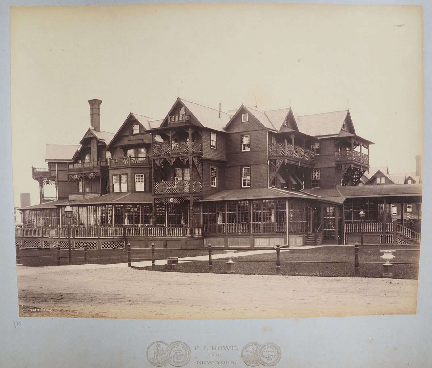 New York Mansion front back interior views 3 antique albumen photos by F.L Howe New York Mansion front back interior views 3 antique albumen photos by F.L Howe