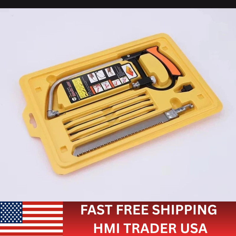 1Set 8in1 Multi Purpose Hand Saw Kit with 6 Blades DIY Tool Set - Hobby Tool