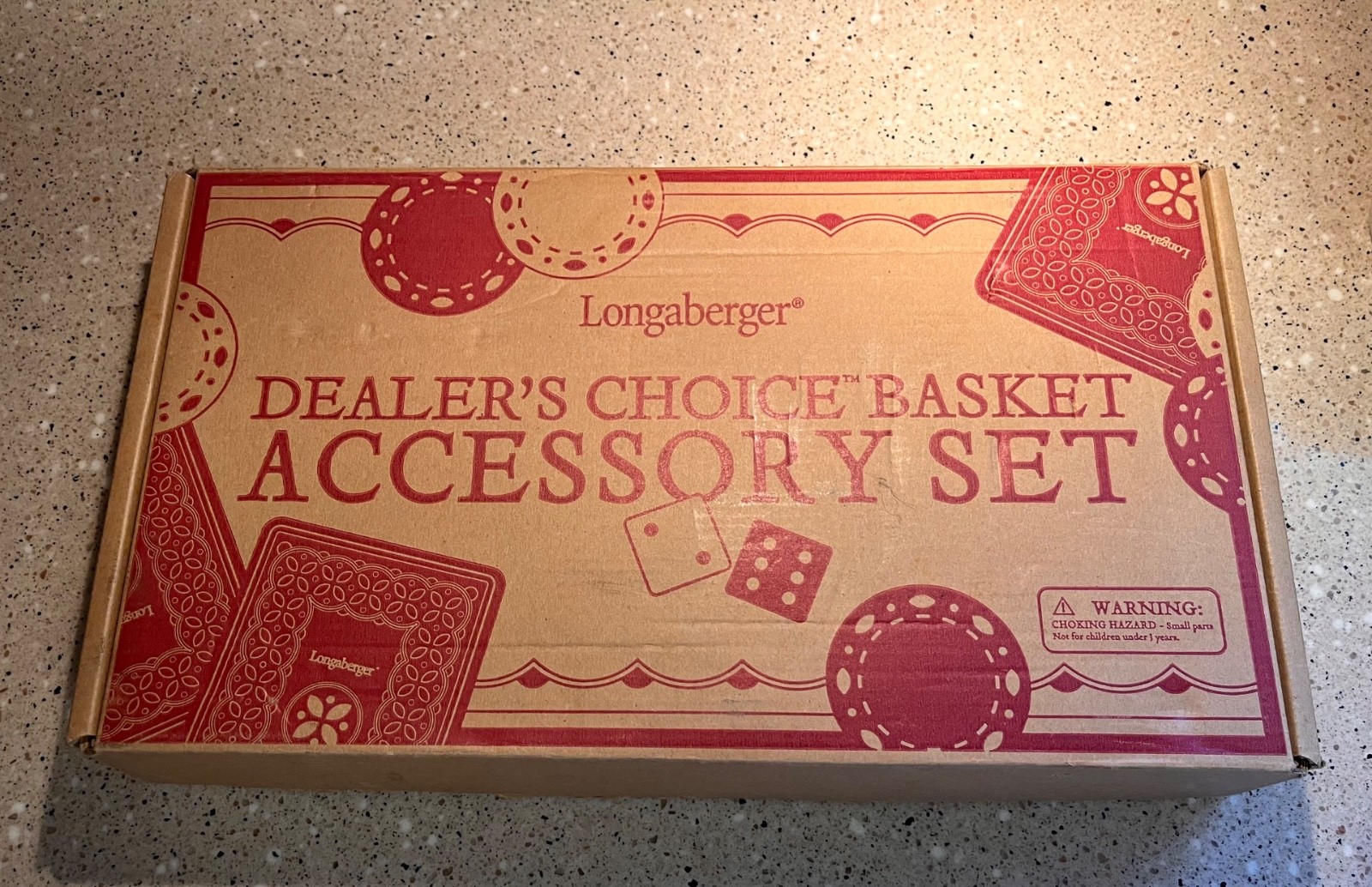 Longaberger Dealer\'s Choice Basket Accessories Set  New in Original Box