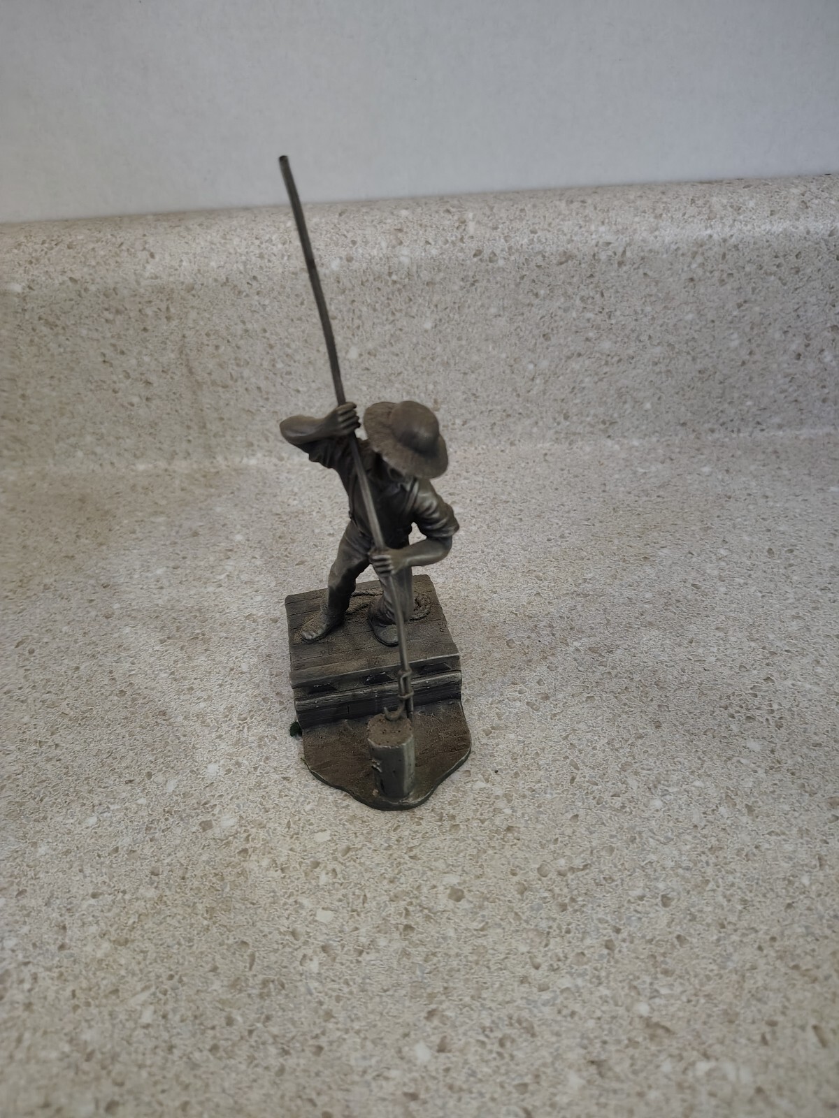 The Canal Boat Man Franklin Mint Pewter Figurine 1816 to 1885