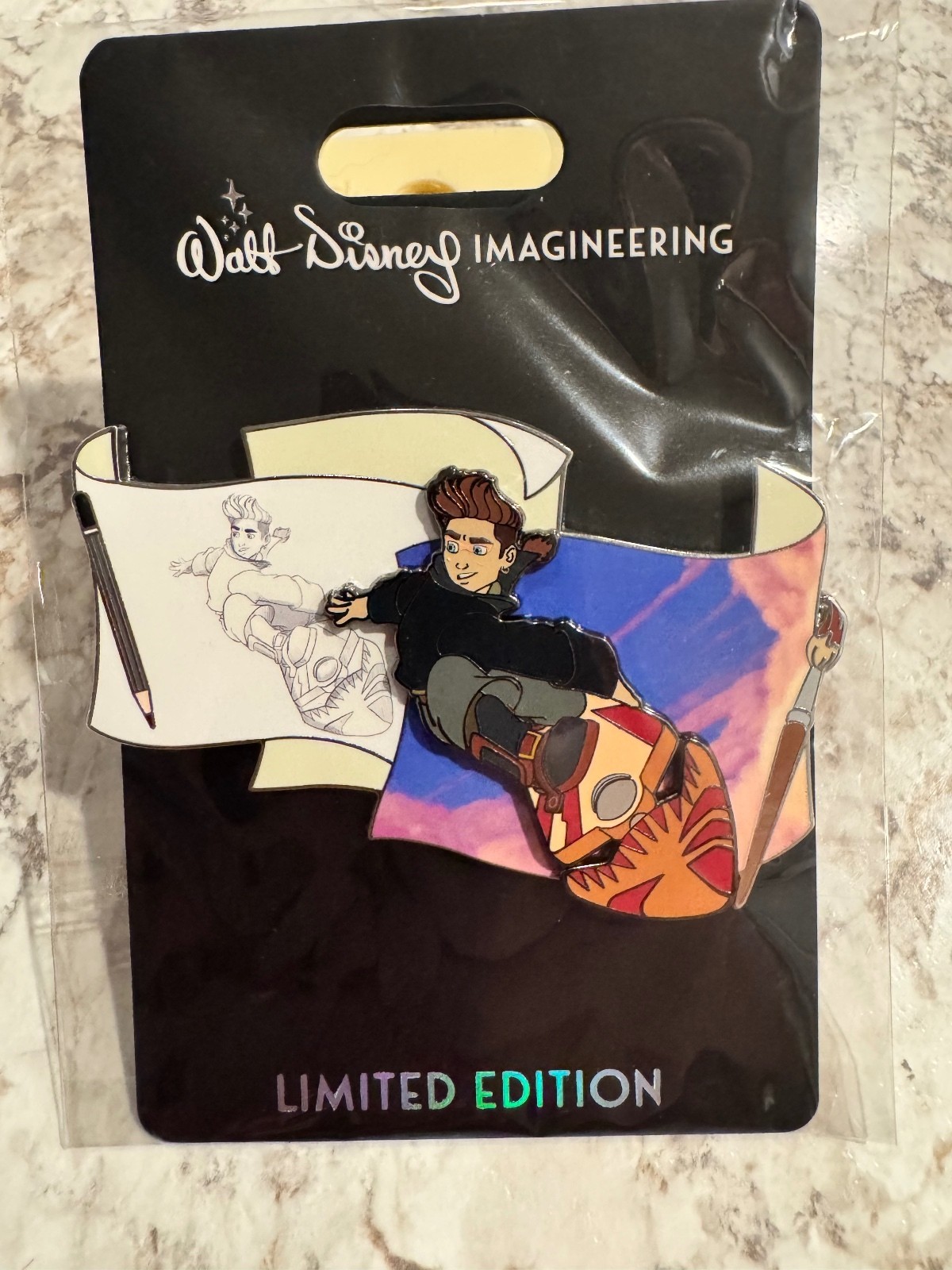 WDI Disney Jim Hawkins Pin - Treasure Planet - Off The Page Series - LE 300 WDI Disney Jim Hawkins Pin - Treasure Planet - Off The Page Series - LE 300