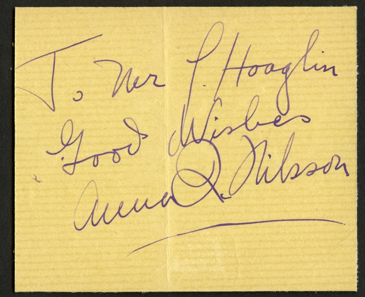 Anna Q. Nilsson d1974 signed autograph 3x4 Cut Actress Silent Film PSA Stickered Anna Q. Nilsson d1974 signed autograph 3x4 Cut Actress Silent Film PSA Stickered