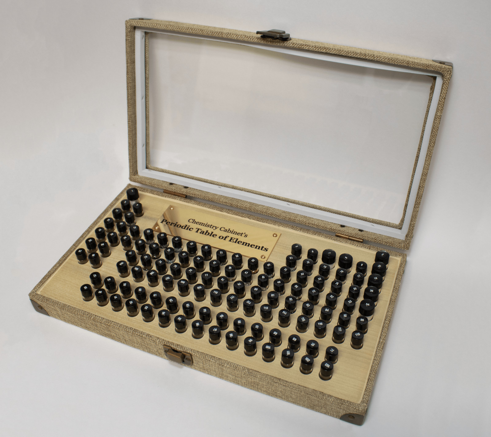 Periodic Table Of Elements with Real Elements Interactive Chemistry Set