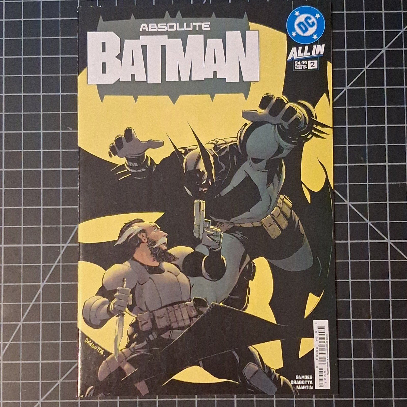 DC Absolute Batman #2 Single Issue Comic Snyder Batman Cover by Dragotta