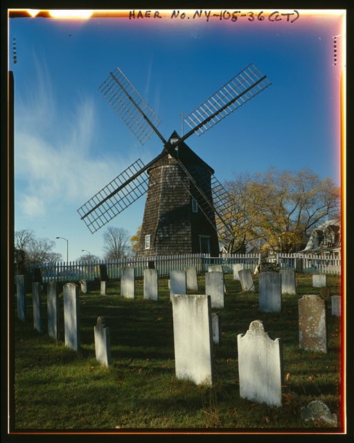 East Hampton NY Hook Windmill Cemetery 1900s North Main Street Pantigo