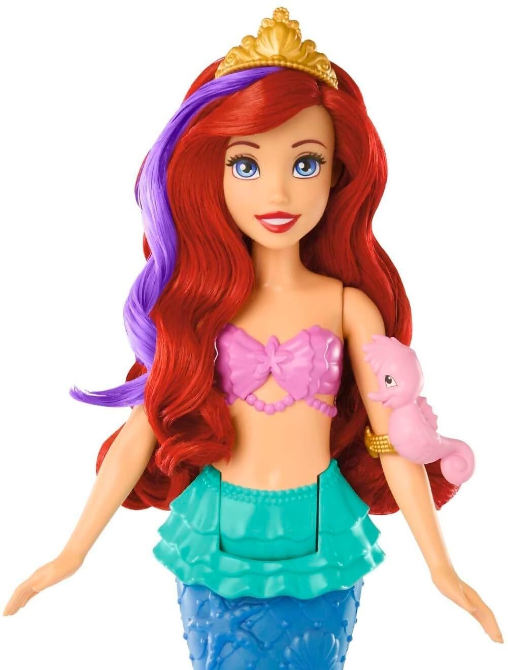 Disney Little Mermaid Ariel Doll with Swimming Motion and Color Change Fun