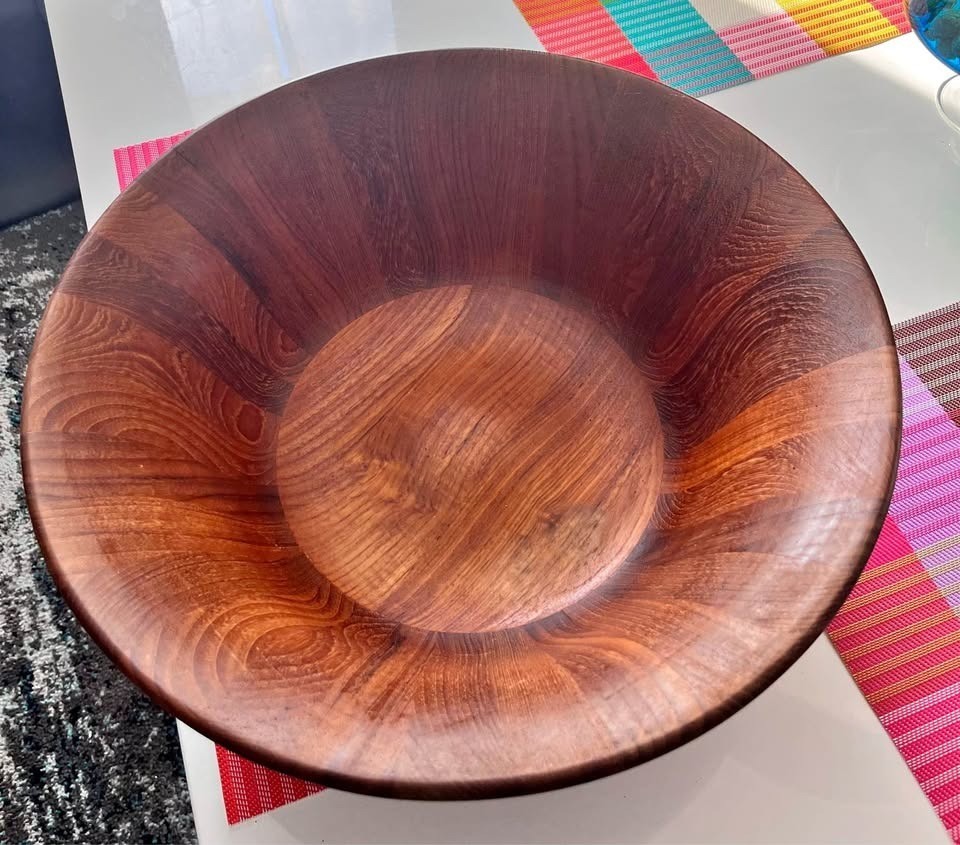 1960s Dansk International Modern Teak Serving Bowl-Thailand